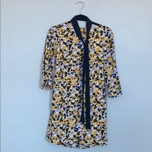 H&M | Yellow/Black/White Printed Dress